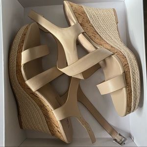 Neiman Marcus Nude Lox Sandal